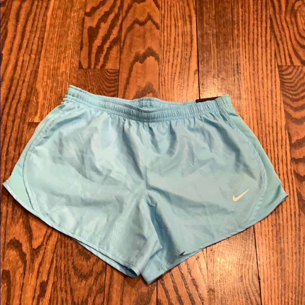 Nike Dri-Fit baby blue shorts, girls size medium
